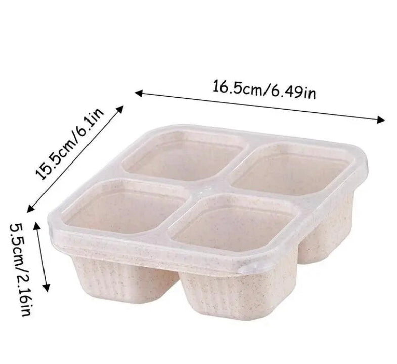 Bento Lunch box- 4 sections