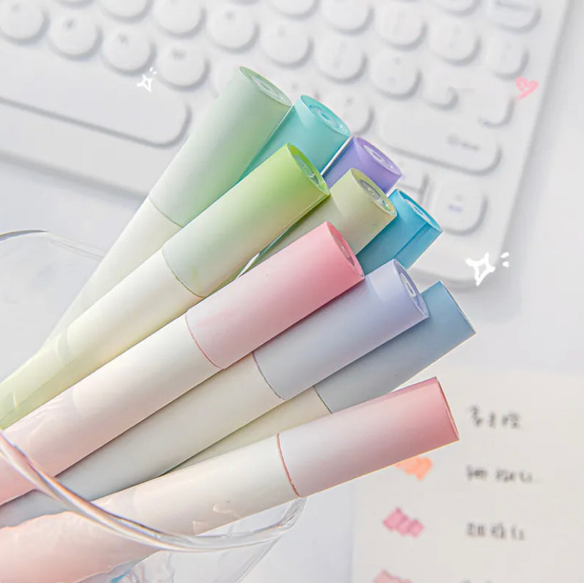 4 pcs pastel highlighter set