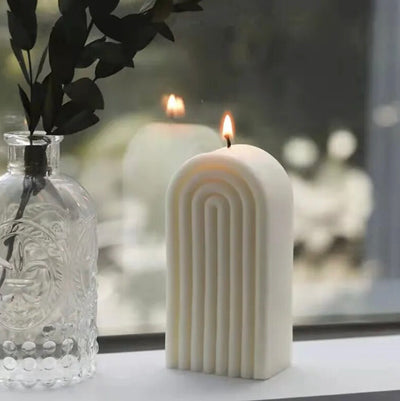 DIY Arch Shaped Candle Mold