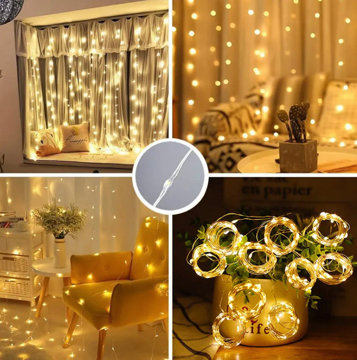 Curtain Garland LED String Lights