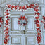 Christmas Front Door Wreath/￼Rattan