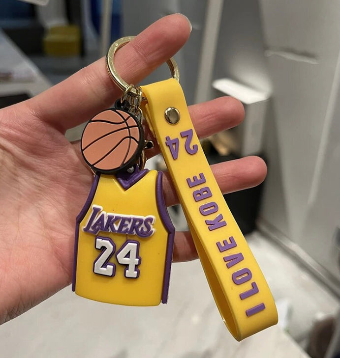 Kobe Bryant Player Jersey Keychain