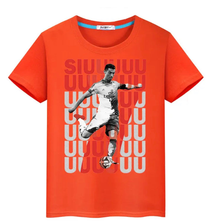 Ronaldo siuuuu printed tshirt