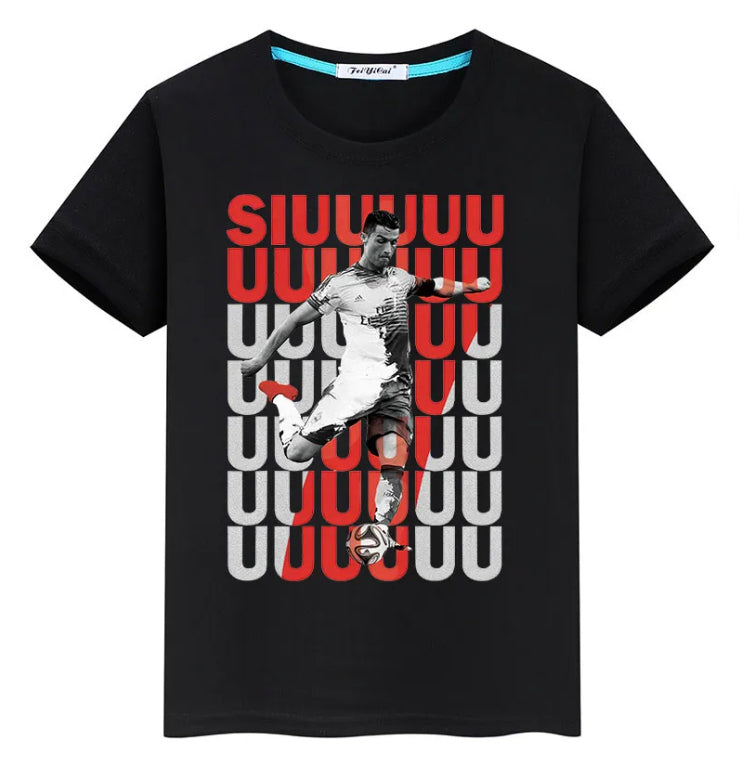 Ronaldo siuuuu printed tshirt