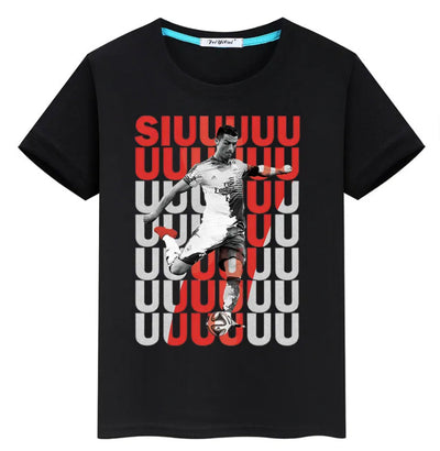 Ronaldo siuuuu printed tshirt