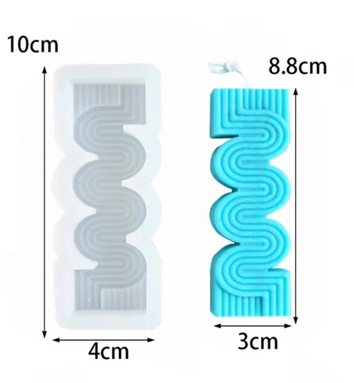 DIY Arch Shaped Candle Mold