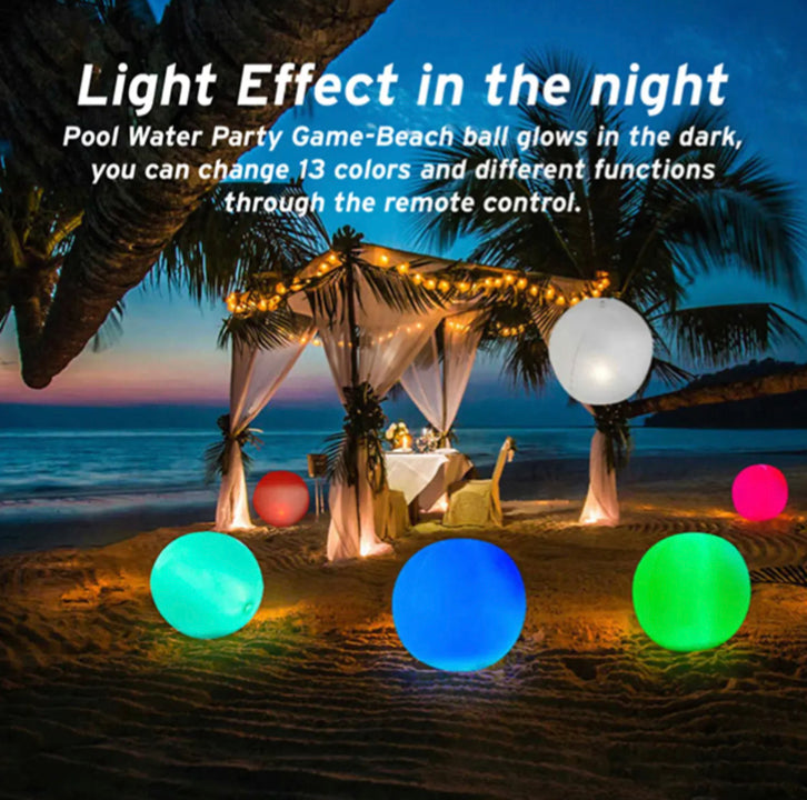 40cm LED Glowing Beach Ball Lamp