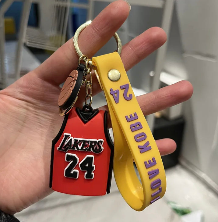 Kobe Bryant Player Jersey Keychain