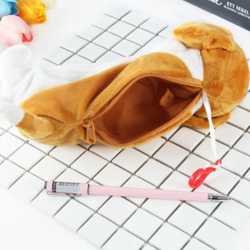 Cartoon Plush Pencil Case