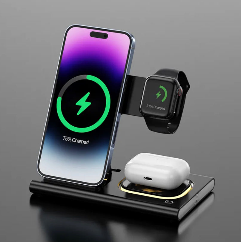 3 in 1 30W Wireless Charger Stand