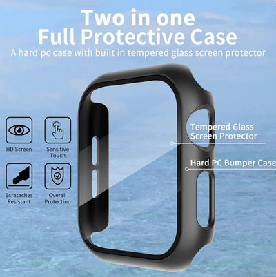 Glass case For Apple Watch