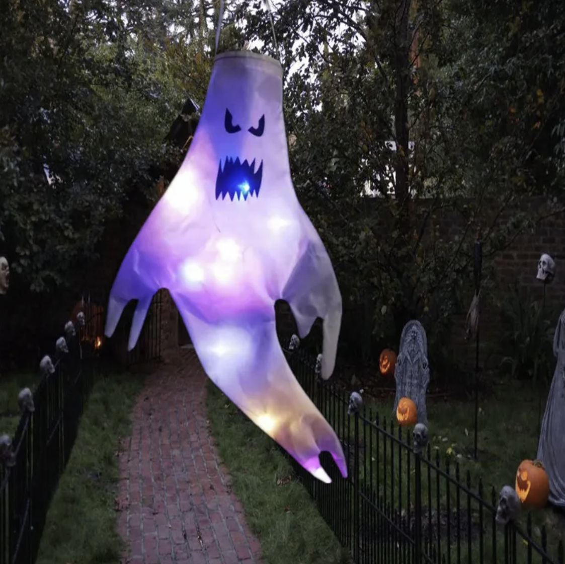 Large LED Halloween Outdoor Hanging Ghost