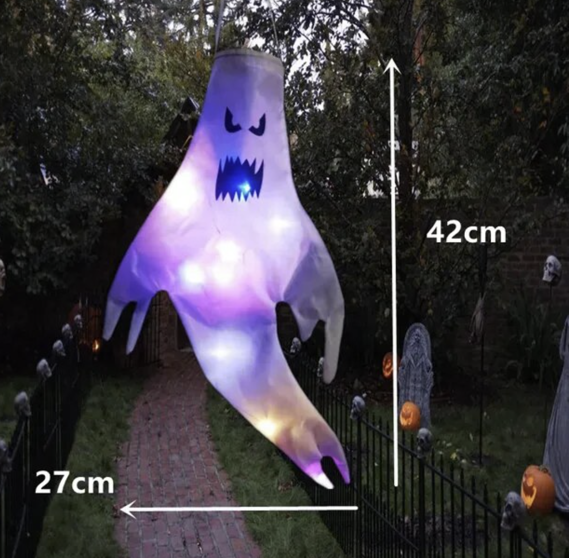 Large LED Halloween Outdoor Hanging Ghost