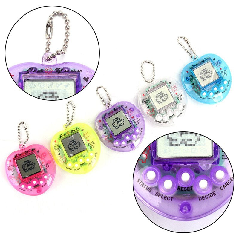 1PC 90S Nostalgic 49/168 Pets in One Virtual Cyber Pet Toy Funny Lovely Play Toy Gifts 4 Style Tamagotchi Electronic Pets Toys